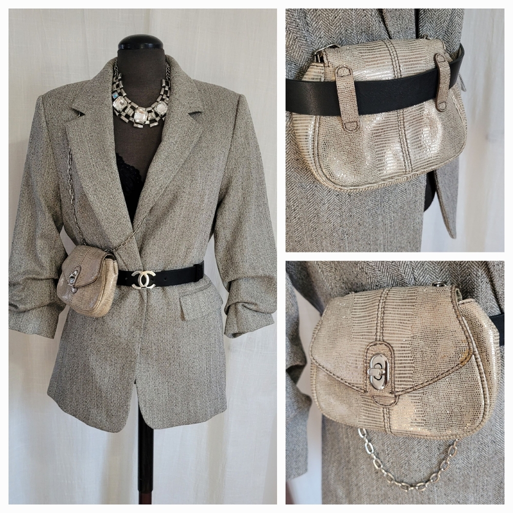 Leather Crossbody Bag / Belt